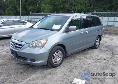 2007 Honda Odyssey Ex-L из США, поврежденный, VIN 5FNRL38637B098493